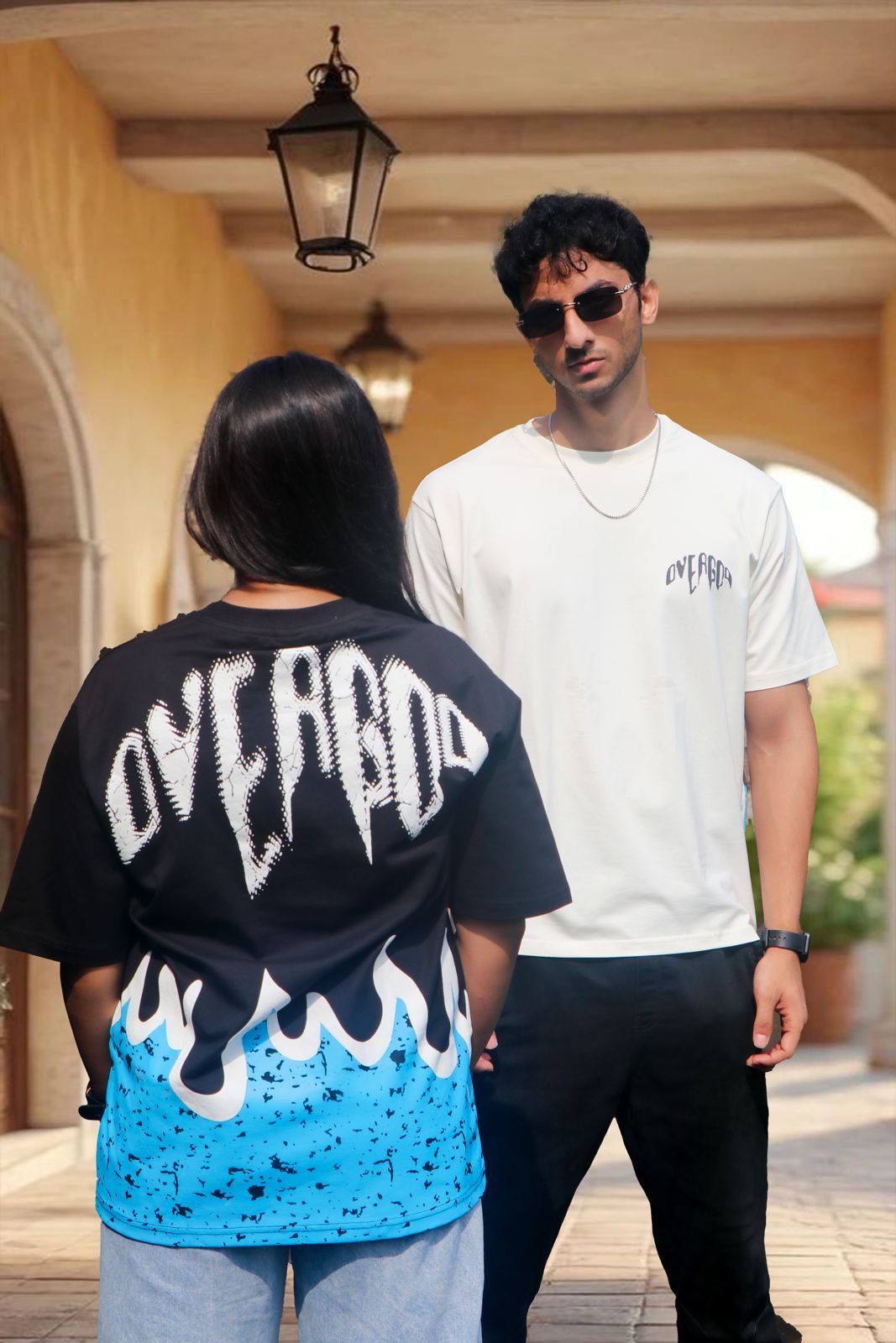 DUOIR~ Overgoa Statement Oversized Tee