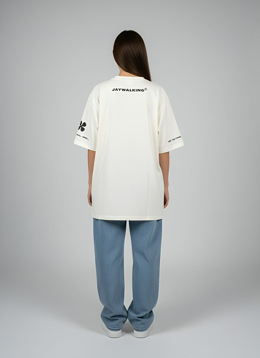 DUOIR~ JAY Walking Oversized Tee