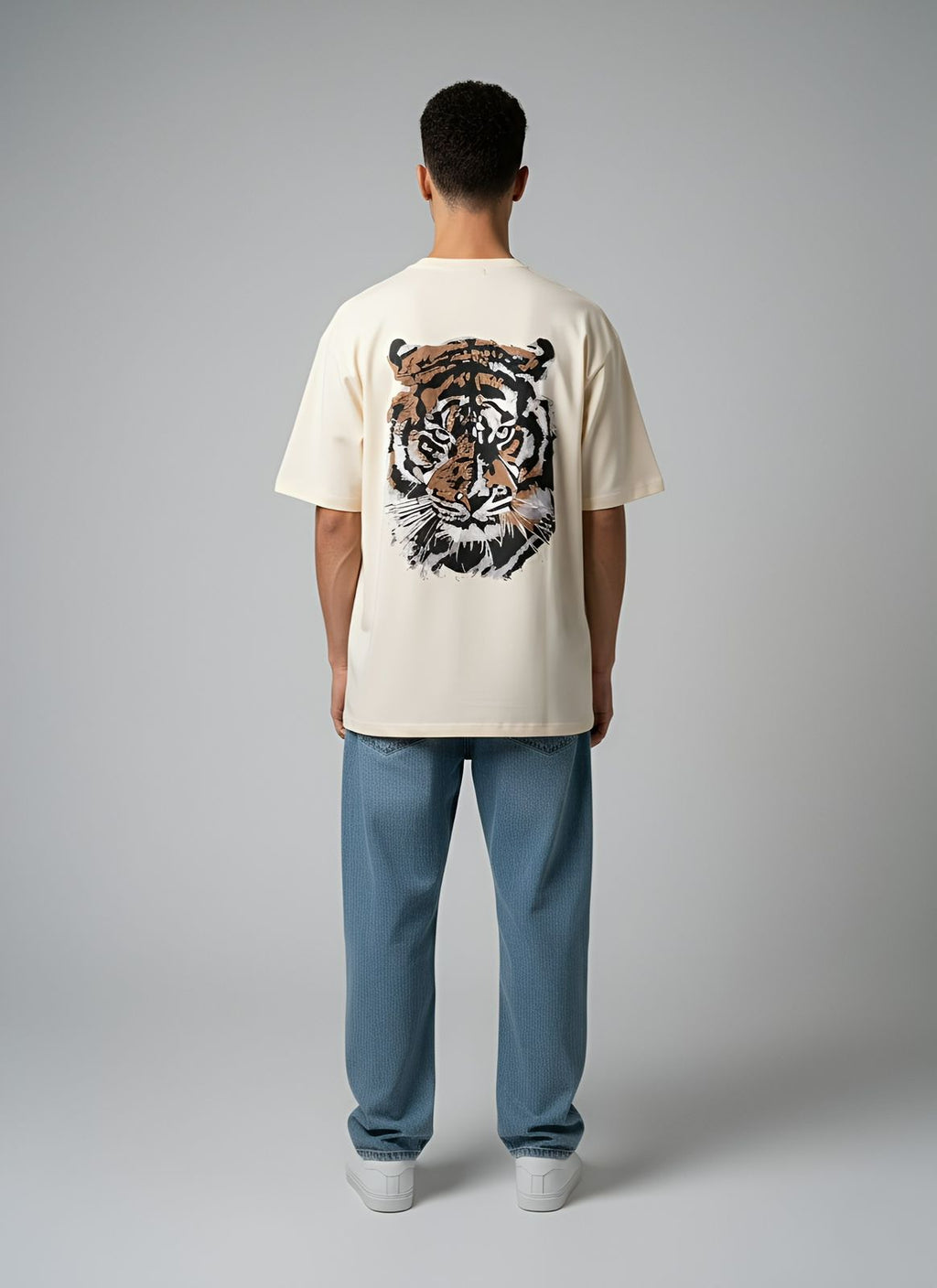 DUOIR~Smileroots Tiger Oversized Tee