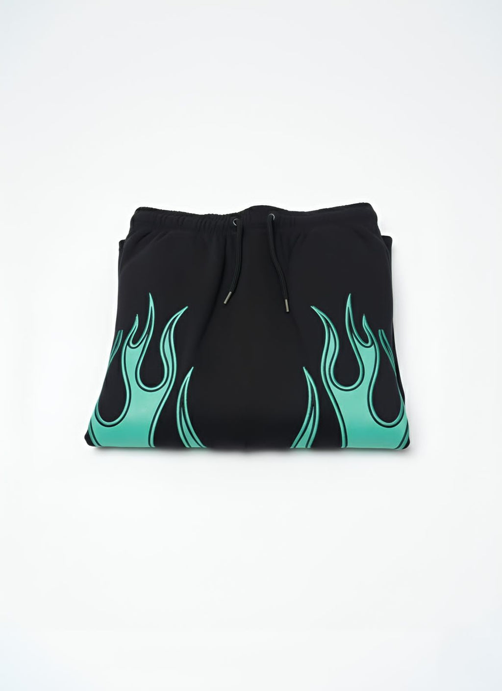 DUOIR Wide-Leg Flame Pants