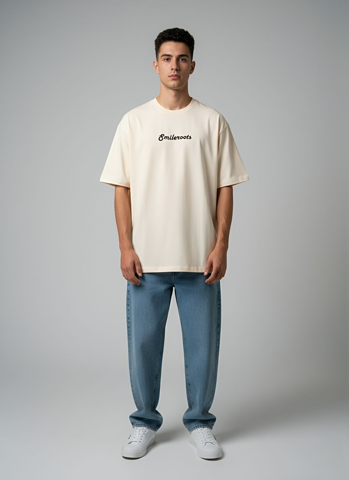 DUOIR~Smileroots Tiger Oversized Tee