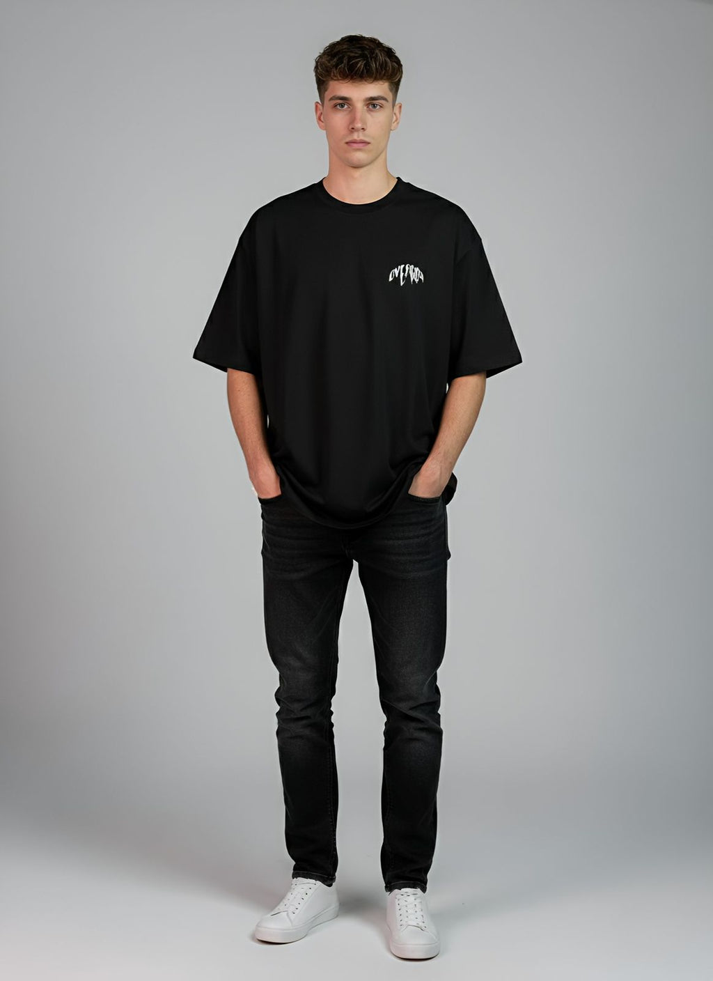 DUOIR~ Overgoa Statement Oversized Tee