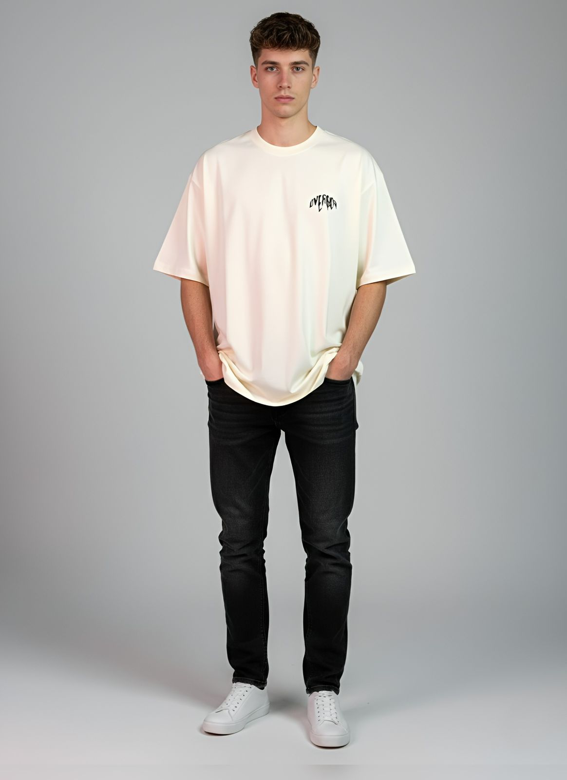 DUOIR~ Overgoa Statement Oversized Tee