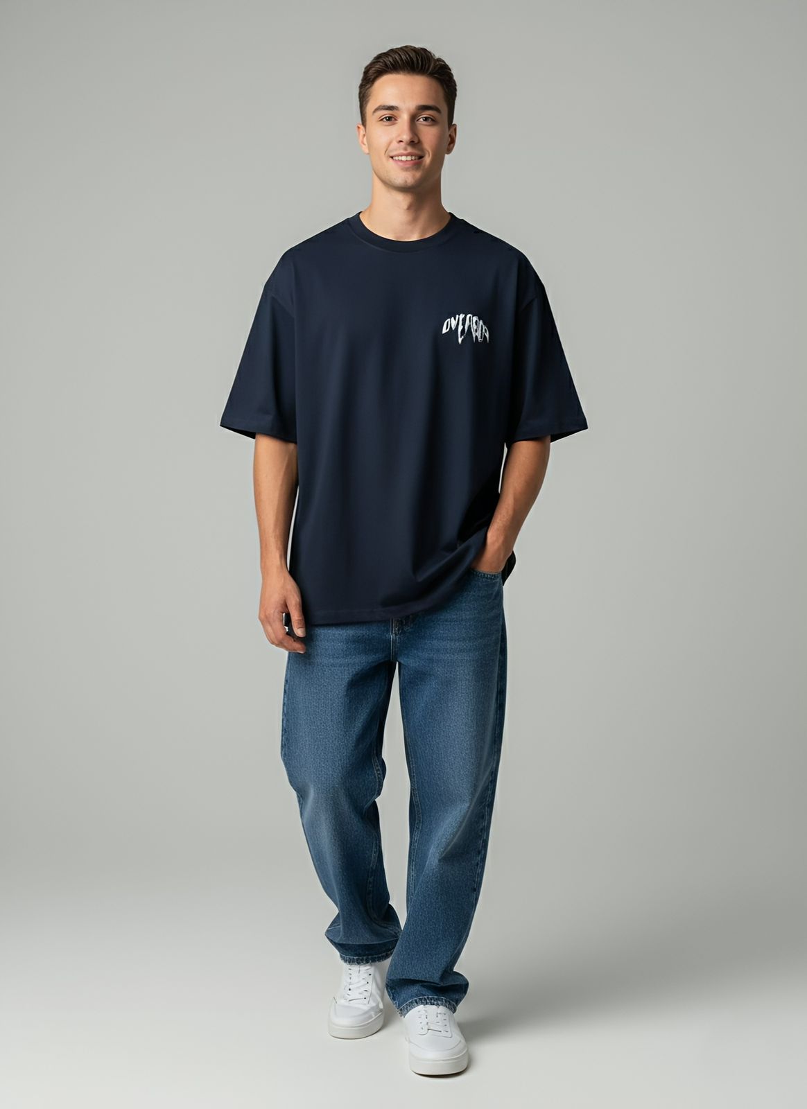 DUOIR~ Overgoa Statement Oversized Tee