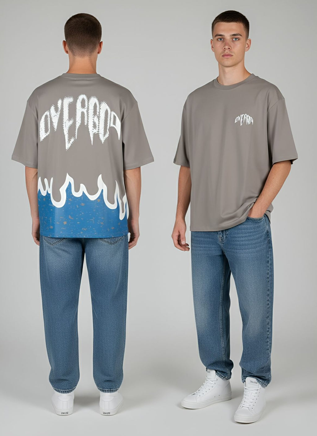 DUOIR~ Overgoa Statement Oversized Tee