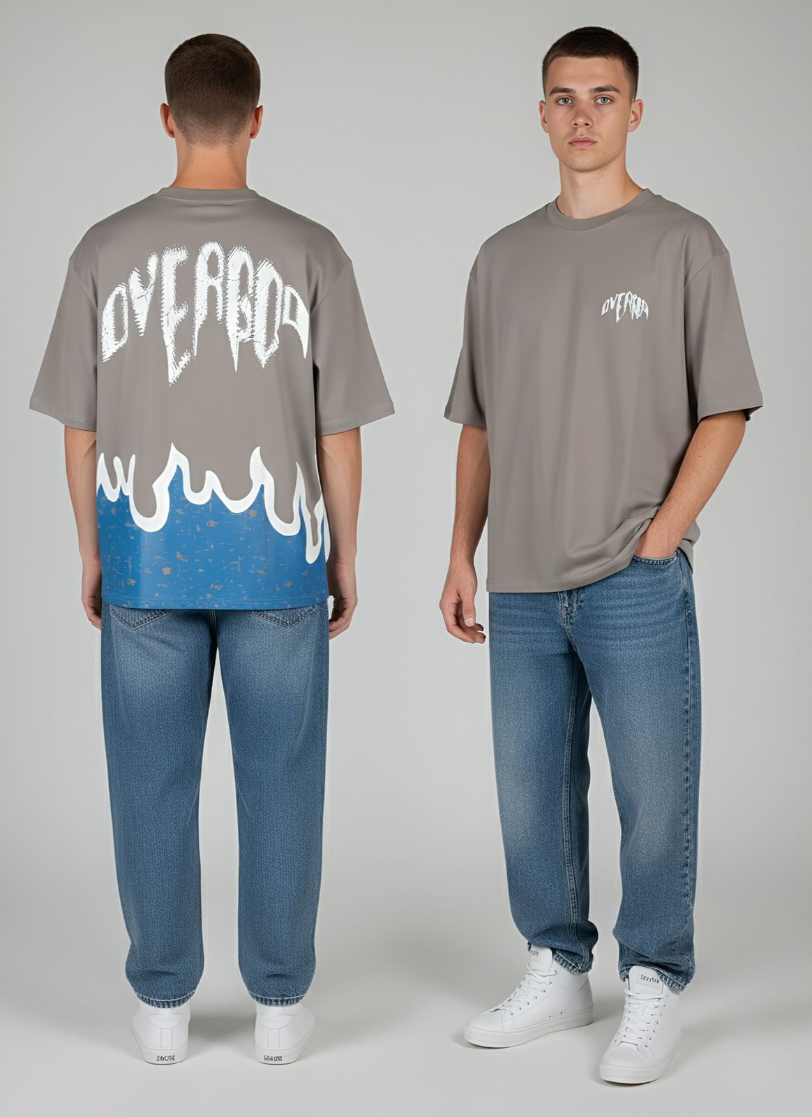 DUOIR~ Overgoa Statement Oversized Tee